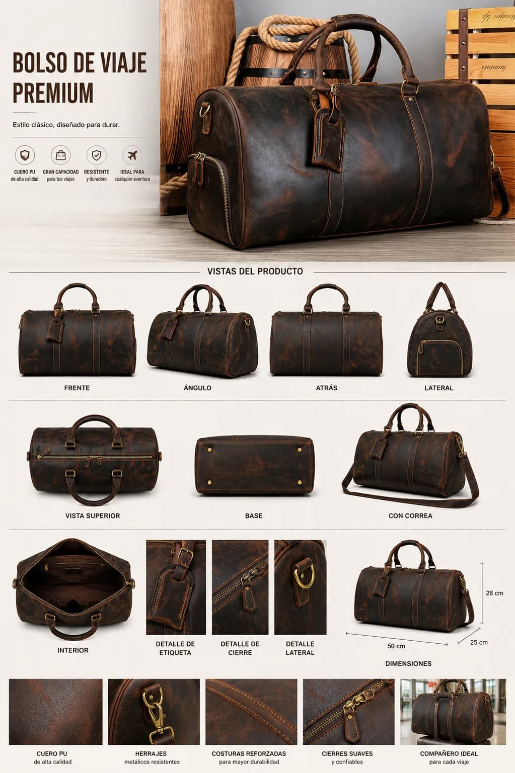 HERANTO Weekender Duffel 2