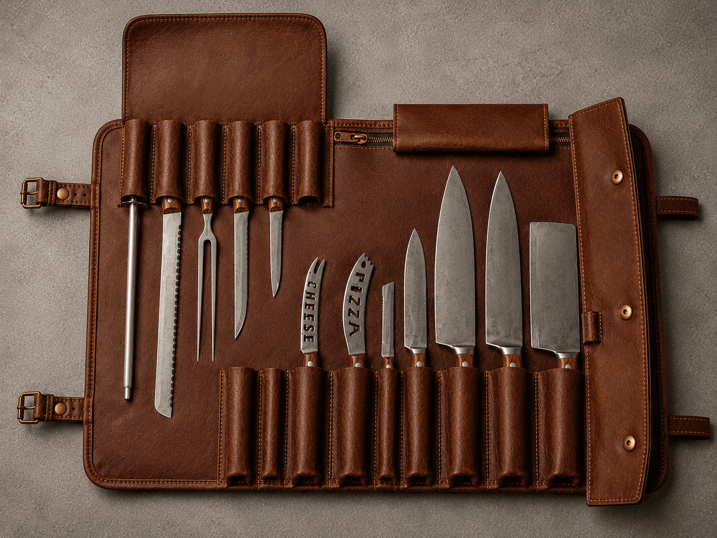 HERANTO Chef Knife Roll